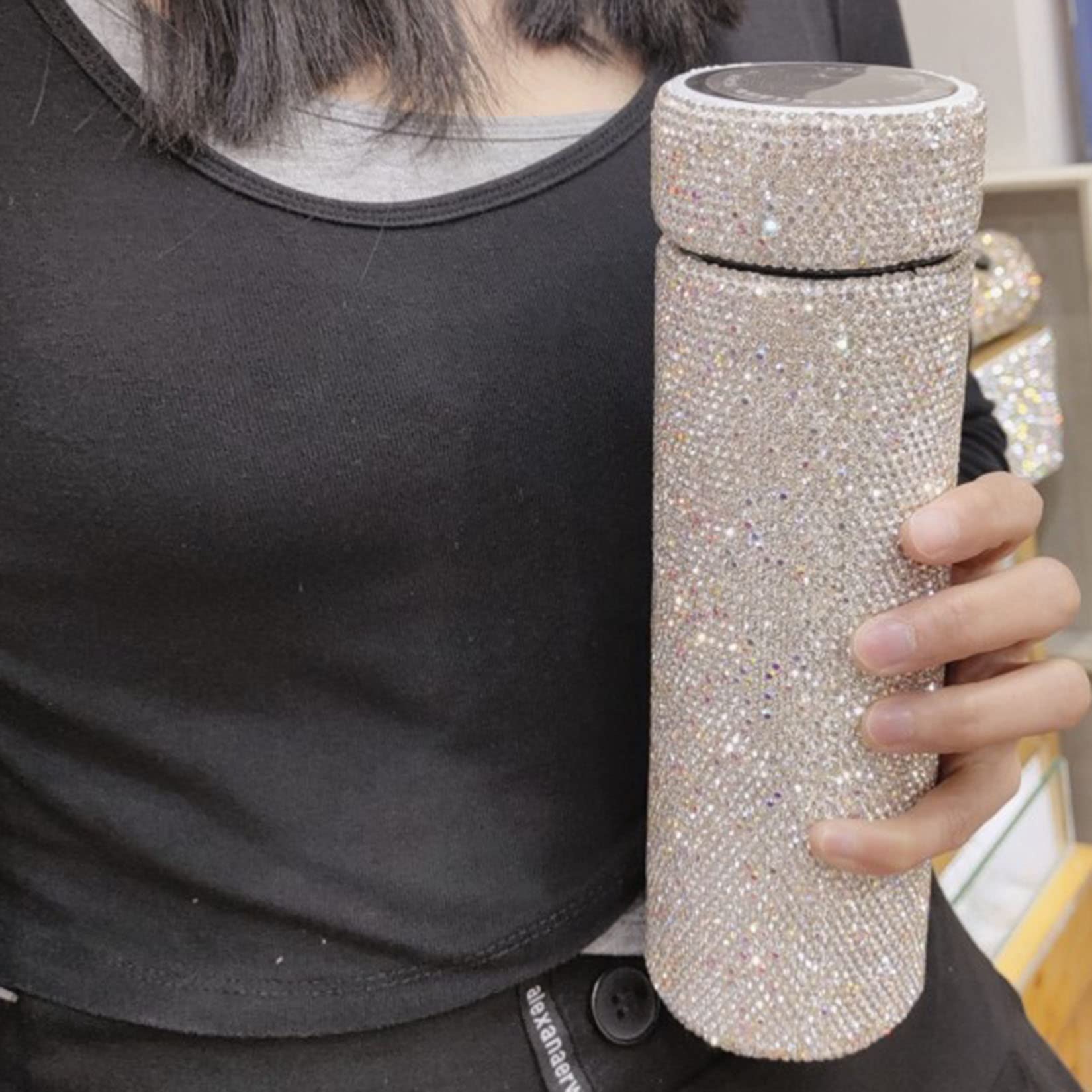 Amazon.co.jp: ダイヤモンド水ボトル、キラキラ水ボトル、 キラキラ